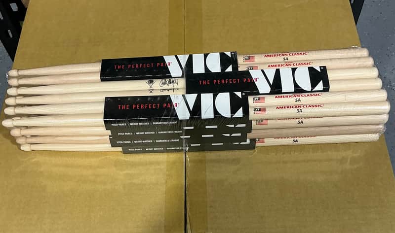 Vic Firth American Classic 5A Drum Sticks Mugan Music Group (12 Pair) image 1