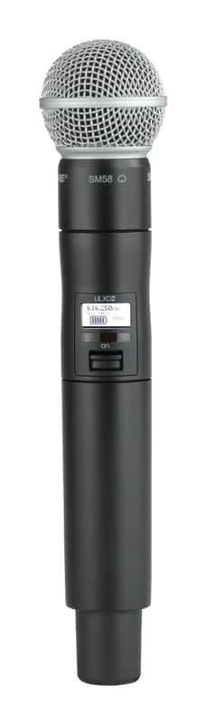 Shure ULXD2/SM58-G57 ULX-D Handheld Transmitter with SM58 Capsule, G57 Band image 1