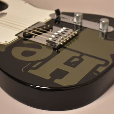 2010 Fender LTD Standard Telecaster Heineken Promo Black MIM w/Bag image 11
