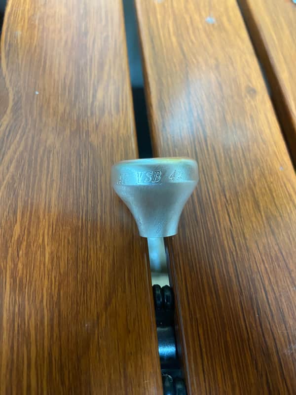 Vintage AR Resonance VSB 42 Trumpet Mouthpiece Top - Silver image 1