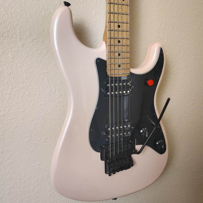 2022 Squier Contemporary Stratocaster HH FR Shell Pink Pearl Kill Switch No Ground Pop Video Demo B Standard