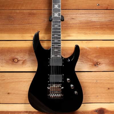 ESP JEFF HANNEMAN LTD JH600 Slayer Signature Axe Black w/ Dagger Inlays 10518 image 3