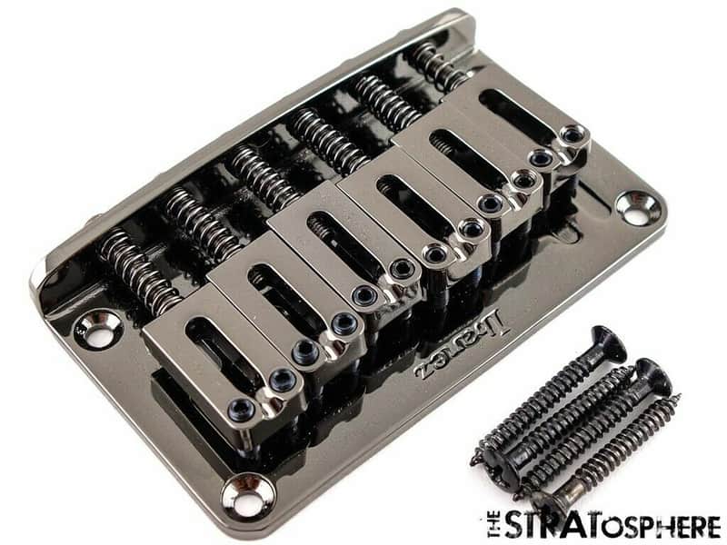 Ibanez RG421 Fixed Hardtail F106 BRIDGE, RG Guitar Parts Cosmo Black 6 Saddle image 1