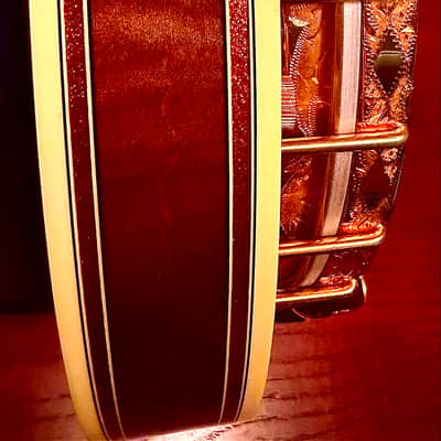 Gibson RB6 Gold Sparkle With Custom Bella Voce Engravings 5 String Banjo 1999 image 13