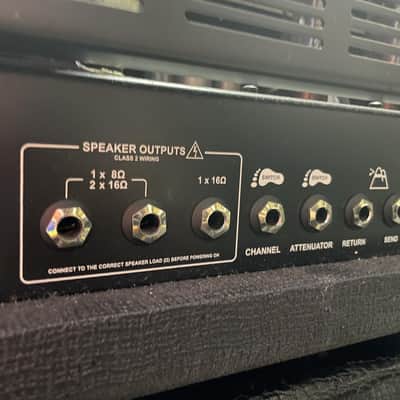 Orange Dual Dark 50 2-Channel 50-Watt Guitar Amp Head 2014 - 2023 - Black image 4