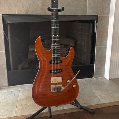 Schecter California Classic Transparent Amber image 1