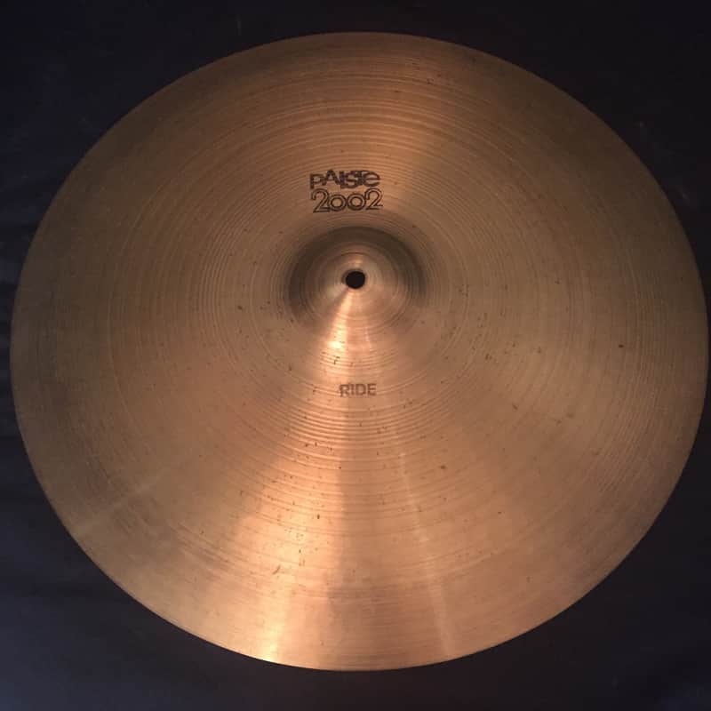 Paiste 18" 2002 "Black Label" Ride Cymbal 1971 - 1980 image 1