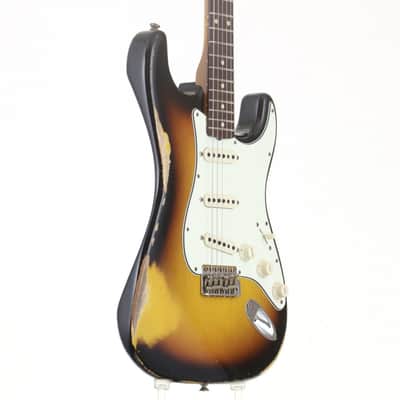 FENDER CUSTOM SHOP Limited Edition '60 Dual-Mag II Stratocaster Super Heavy Relic Aged 3-Color Sunburst [CZ561469] (04/30) image 8