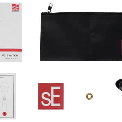 Se Electronics V2 SWITCH Dynamic Handheld Microphone Supercardioid Vocal Mic image 7