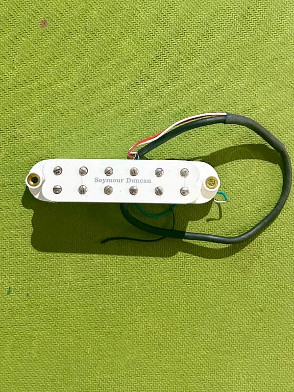 Seymour Duncan SJBJ 1B Strat Bridge Pickup - White image 1