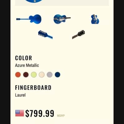 Gretsch G2420T Streamliner 2016 - 2018 - Blue image 3