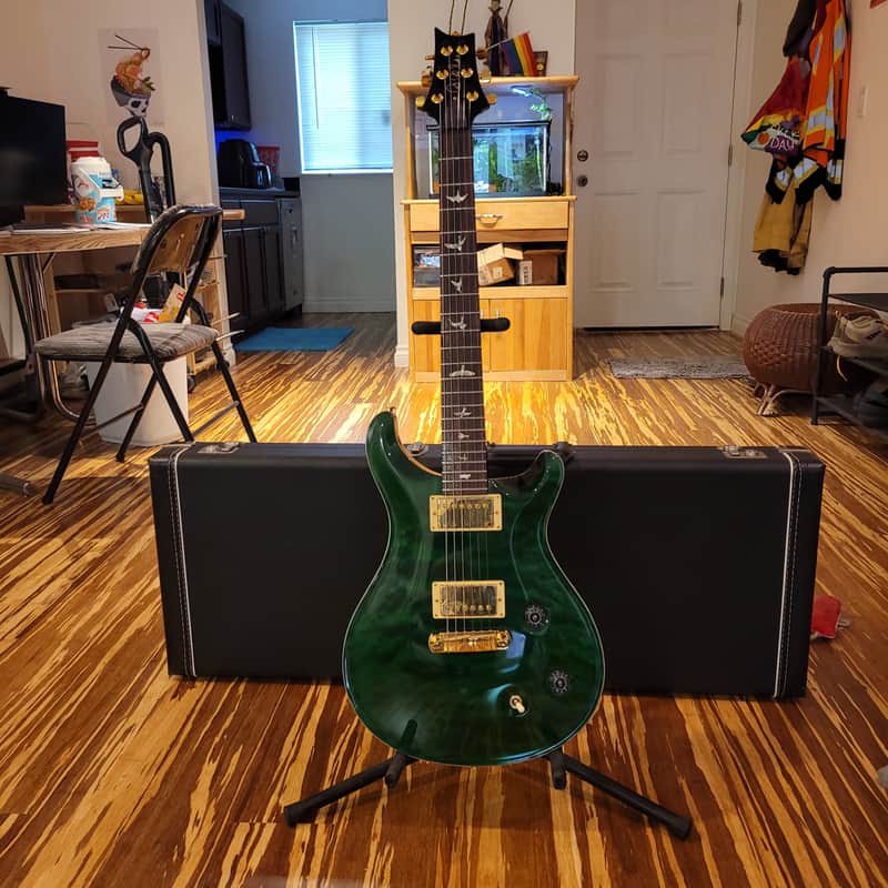 PRS 20th Anniversary Custom 22 Stoptail 2005 - Emerald Green image 1