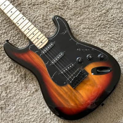 Tobacco Burst SSS Electric Guitar, Paulownia Body, Maple Neck image 1