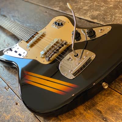 Fender Made in Japan Traditional 2025 Collection '60s Jaguar Competition Black Gold w/ Docs image 7