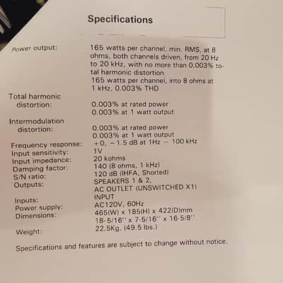 Onkyo P-304 Stereo Preamp and Onkyo M-504 Stereo Amp image 24