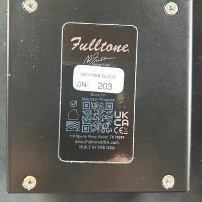 Fulltone CS-MDV MkII Custom Shop Mini Deja Vibe MkII 2010s - Silver image 5