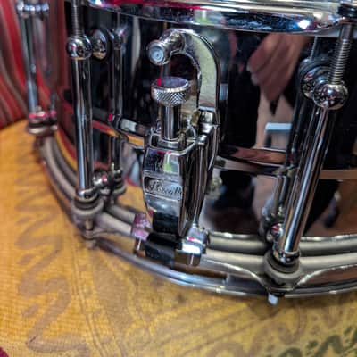 Pearl IP1465 Ian Paice Signature 14x6.5" Stainless Steel Snare Drum 2010s - Chrome Over Steel image 6