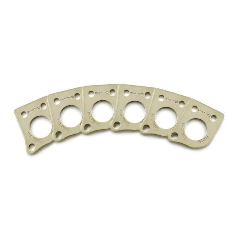 Graph Tech Ratio InvisoMatch Plates 45 Degree Screw Hole - Nickel (6 set) image 1