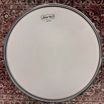 Ludwig No. 908 Jazz Festival 5x14" 8-Lug Snare Transition Badge (1958 - 1960) - Silver Sparkle (VIDEO) image 10