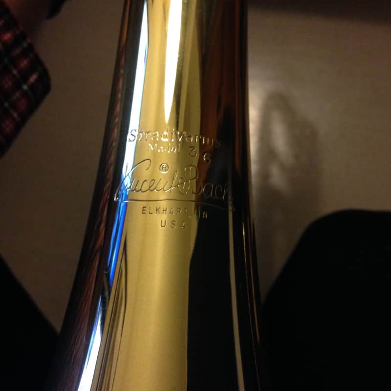 Bach 36B Stradivarius Professional Model Tenor Trombone w/ Traditional F Rotor image 1