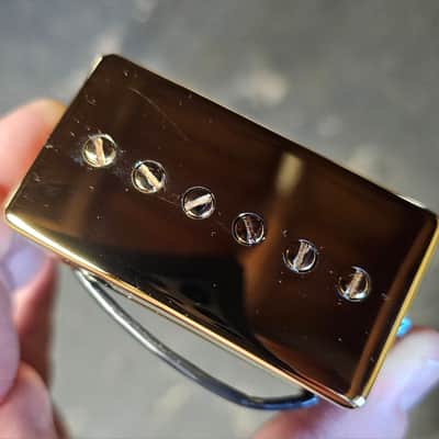 Used Seymour Duncan Hot Phat Cat Silencer Pickup Set - Gold Covers image 3