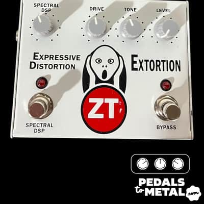 ZT Amplifiers Extortion Expressive Distortion Pedal 2010s - White X11991 image 5