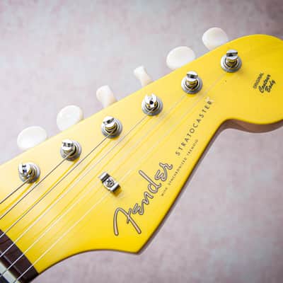 FENDER USA Custom Shop 59' Reissue Stratocaster NOS M/H "Grafitti Yellow + Rosewood" (2009) image 14
