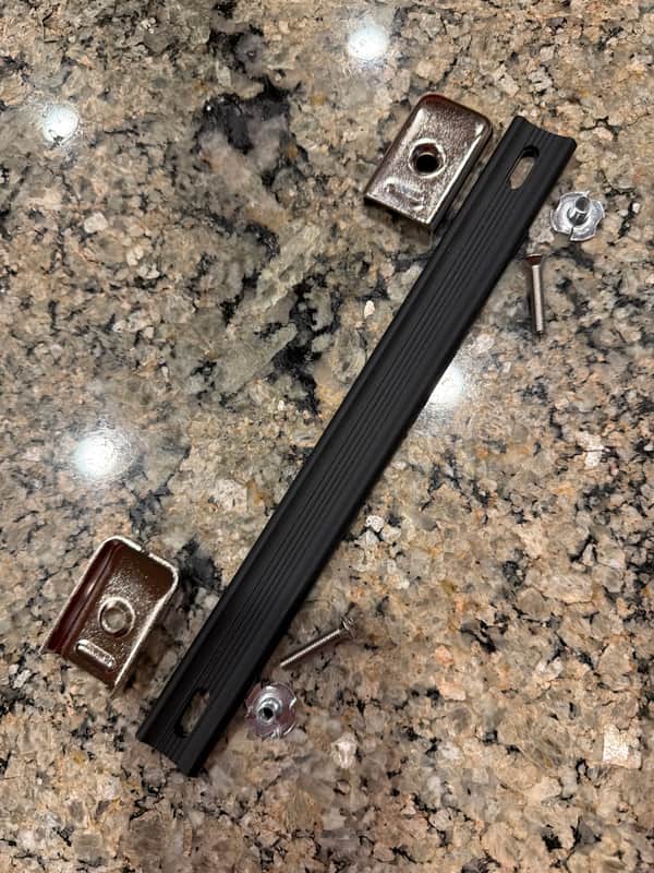 Unbranded “F” style Amp/cab handle - 3 available Black/Nickle image 1