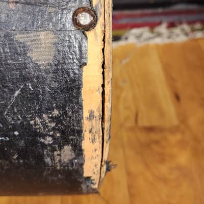 Vintage 1950s High-End Archtop Case (L5) Black image 5