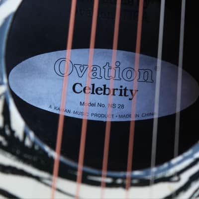 Ovation NS28-HD Nikki Sixx 2000s - Heroin Diaries Graphic image 14