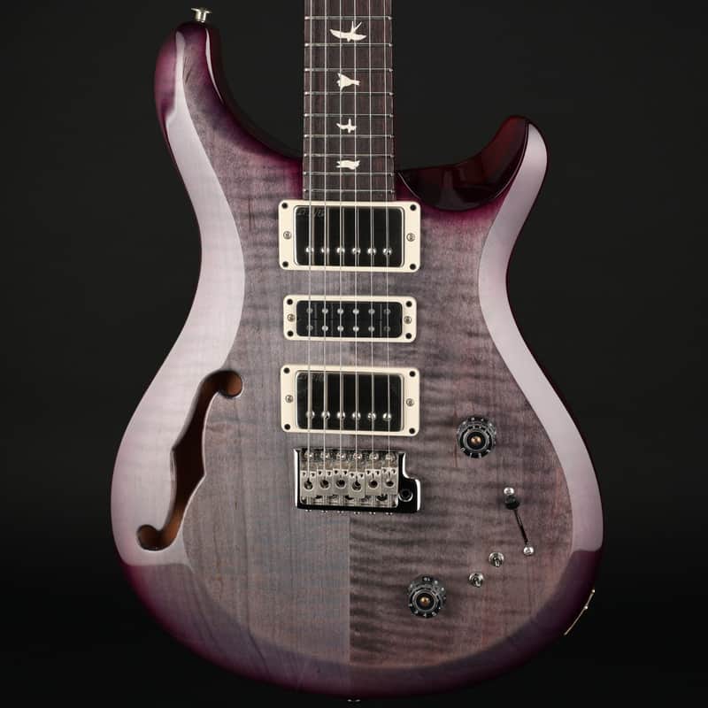 PRS S2 Special Semi-Hollow Faded Gray Black Purple Burst