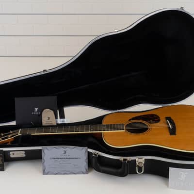 Furch Vintage 2 D-Sra Dreadnought Acoustic Guitar, 1 3/4" Nut, Solid Spruce Top image 3