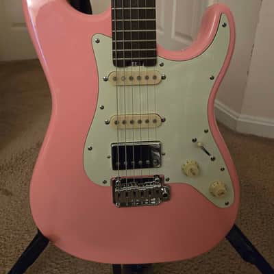 Schecter Nick Johnston Traditional HSS Atomic Coral with Ebony Fretboard image 2