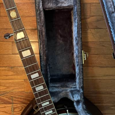 Pirles 5-String Banjo, Open Back with Epiphone Case image 5