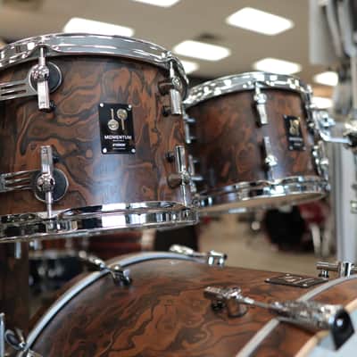 Demo Sonor Momentum Beech 5-pc Shell Pack 22/10/12/14/16 (California Burl) image 4