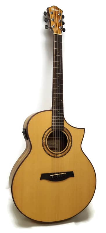 Ibanez AEW23ZW Exotic Wood Spruce/Zebrawood Acoustic-Electric