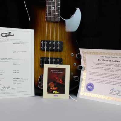 2012 G&L L2000 Tobacco Sunburst Finish 4 String Electric Bass Guitar USA w/OHSC image 3