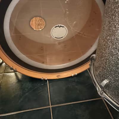 Ludwig Centennial Zep 4-Piece Shell Pack - Silver Sparkle image 6