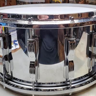 Ludwig Coliseum 8”x14” Snare Drum 1970’s - Chrome Over Maple image 4