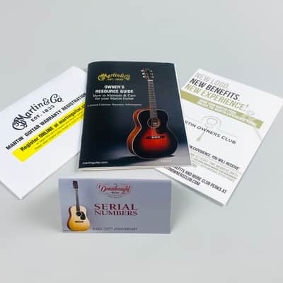 Martin Owners Manual Warranty Card and More. 2016 image 1