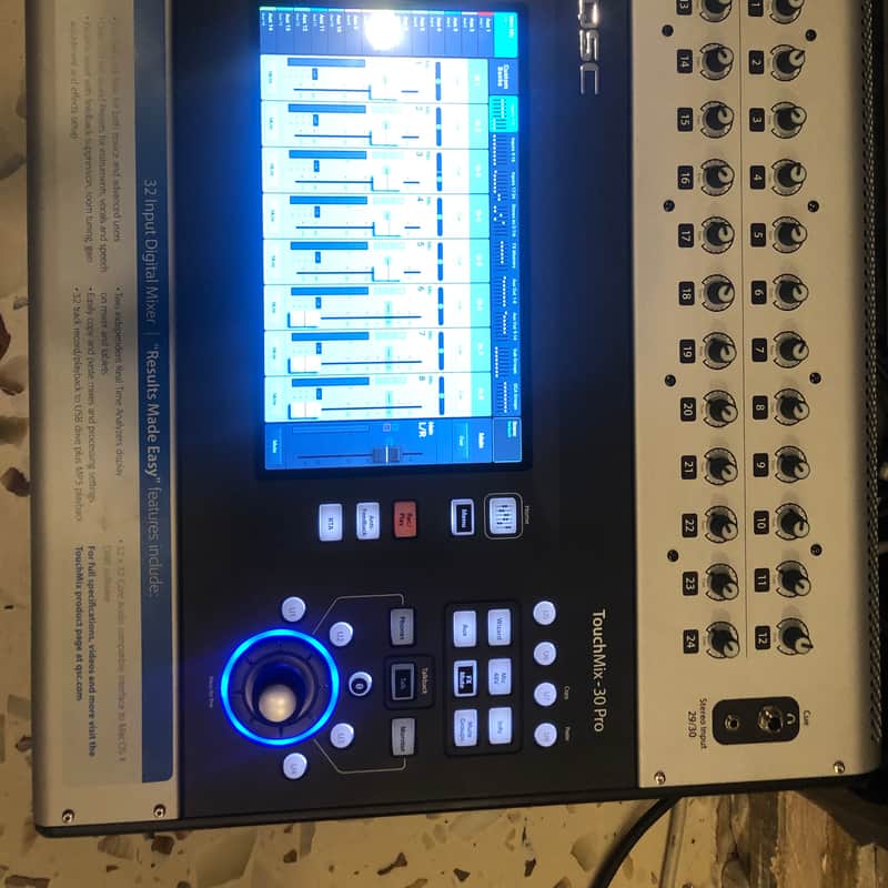 2010s QSC TouchMix-30 Pro Touch Screen Compact Digital Mixer B…