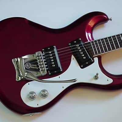 1990/91 Mosrite Nokie Model Candy Apple Red USA Made EX/NM w/HSC image 1