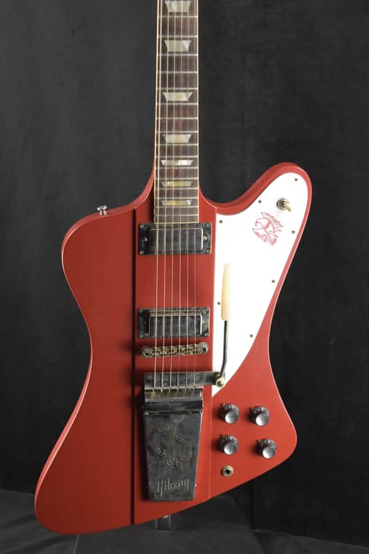Gibson Murphy Lab 1963 Firebird V with Maestro Vibrola Ultra Light Aged Ember Red image 1