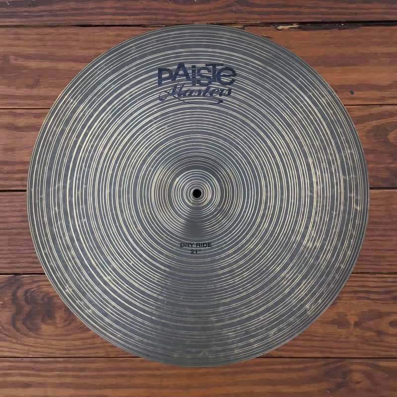 USED Paiste Masters 21" Dry Ride Cymbal image 1