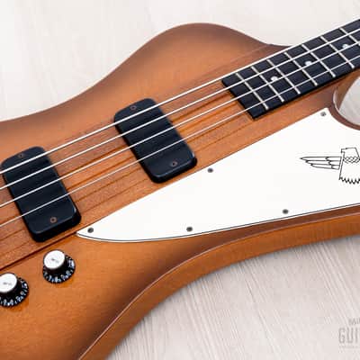 1999 Gibson Thunderbird IV Limited Edition Neck Through Bass Natural Burst w/ Case image 6