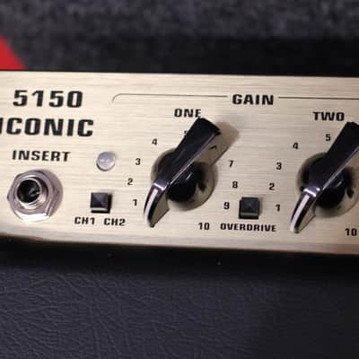 EVH 5150 Iconic 40 Watt EL34 1x12 Guitar Amplifier Combo Black image 2