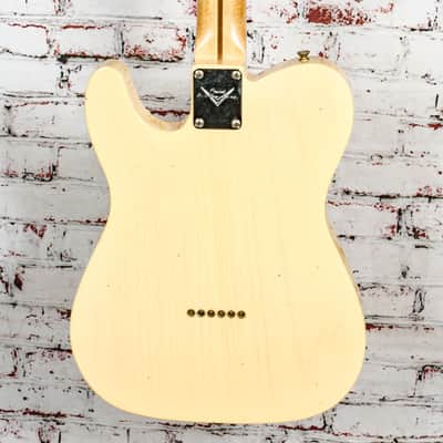 Fender - Custom Shop 1954 Journeyman Relic® Telecaster® Electric Guitar - 1-Piece Rift Sawn Maple Neck Fingerboard - Aged Nocaster® Blonde - with Deluxe Hardshell Case - x7541 (9236091068-1) image 7