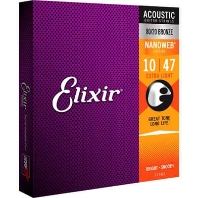 Elixir 11002 ACOUSTIQUE NANOWEB XL 10-47 image 1