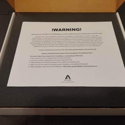 Apogee 2x6 Analog I/O + 8x8 Optical + AES I/O Module for Symphony I/O image 5