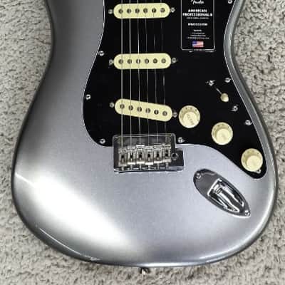 Mint Fender American Professional II Stratocaster In Mercury Silver w/Hard Case image 10